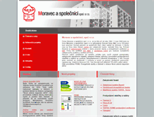 Tablet Screenshot of moravecaspol.cz